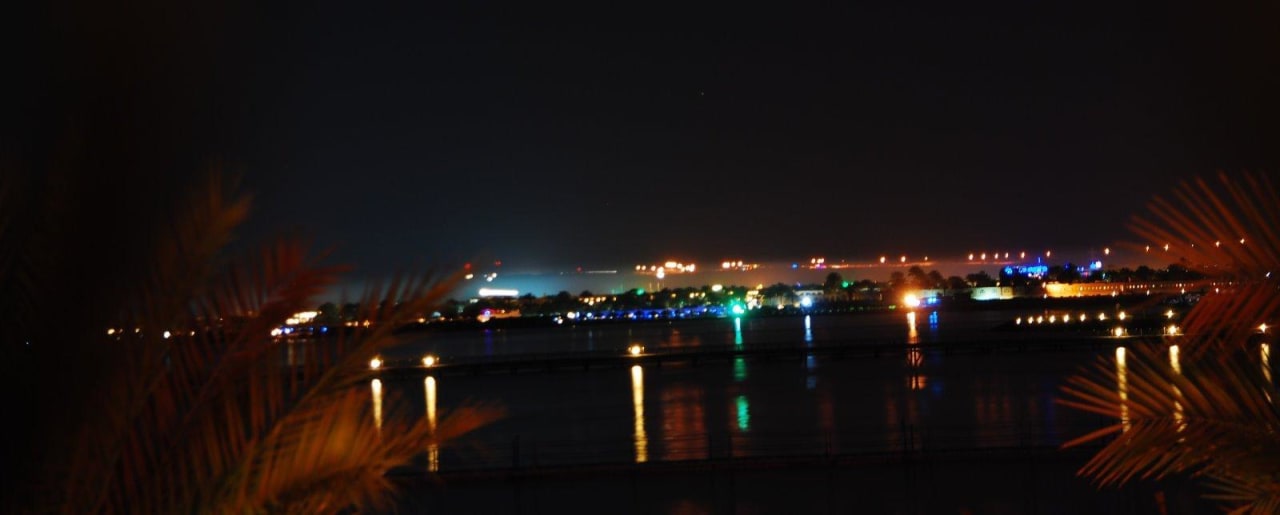 Blick auf Hurghada. Beach Albatros Resort