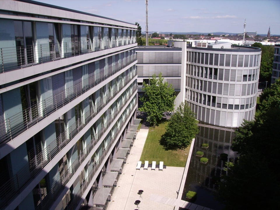 Innenhof Radisson Blu Hotel Köln