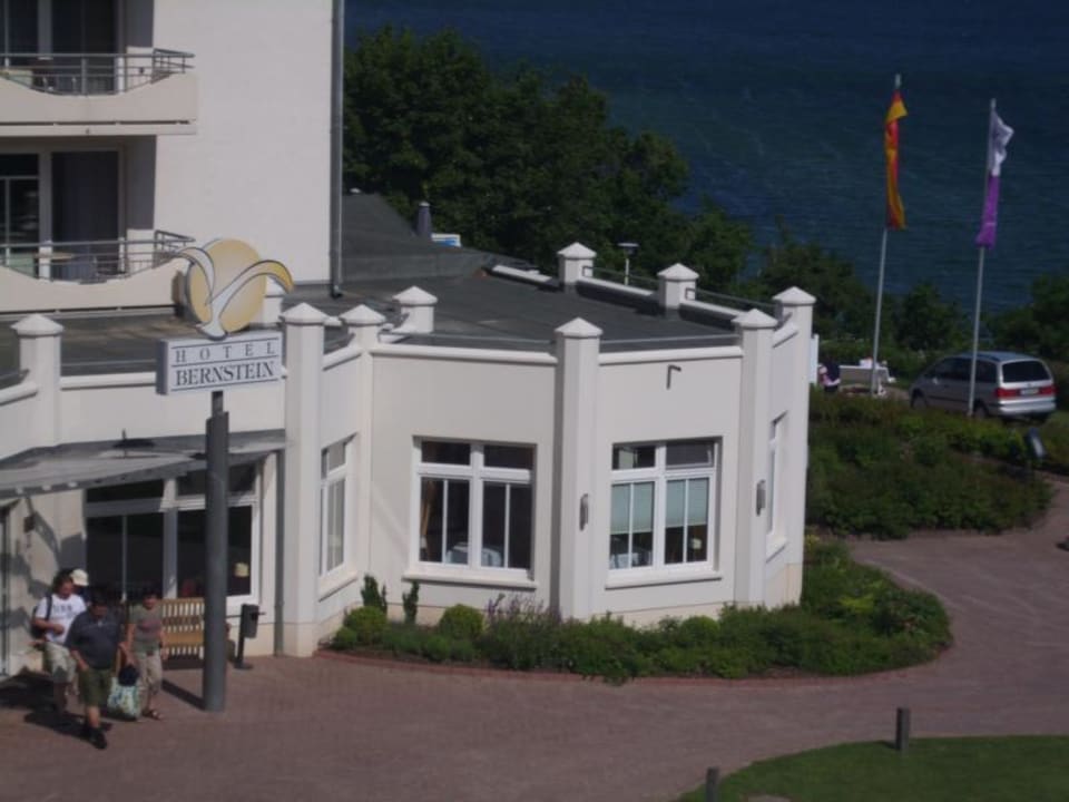Eingang/ Restaurant Hotel Bernstein Rügen