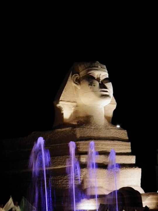 Fontanna i posag Pickalbatros Alf Leila Wa Leila Resort - Neverland Hurghada