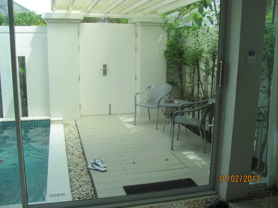 Ausblick Gardenviewbungalow Samui Resotel Beach Resort