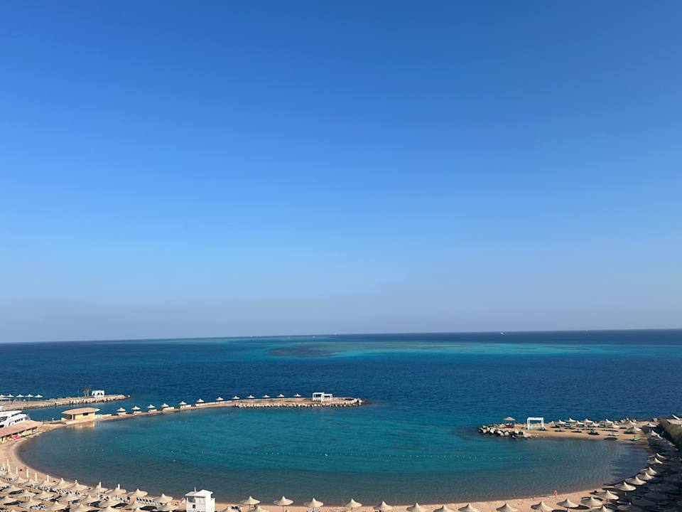 Ausblick Hilton Hurghada Plaza