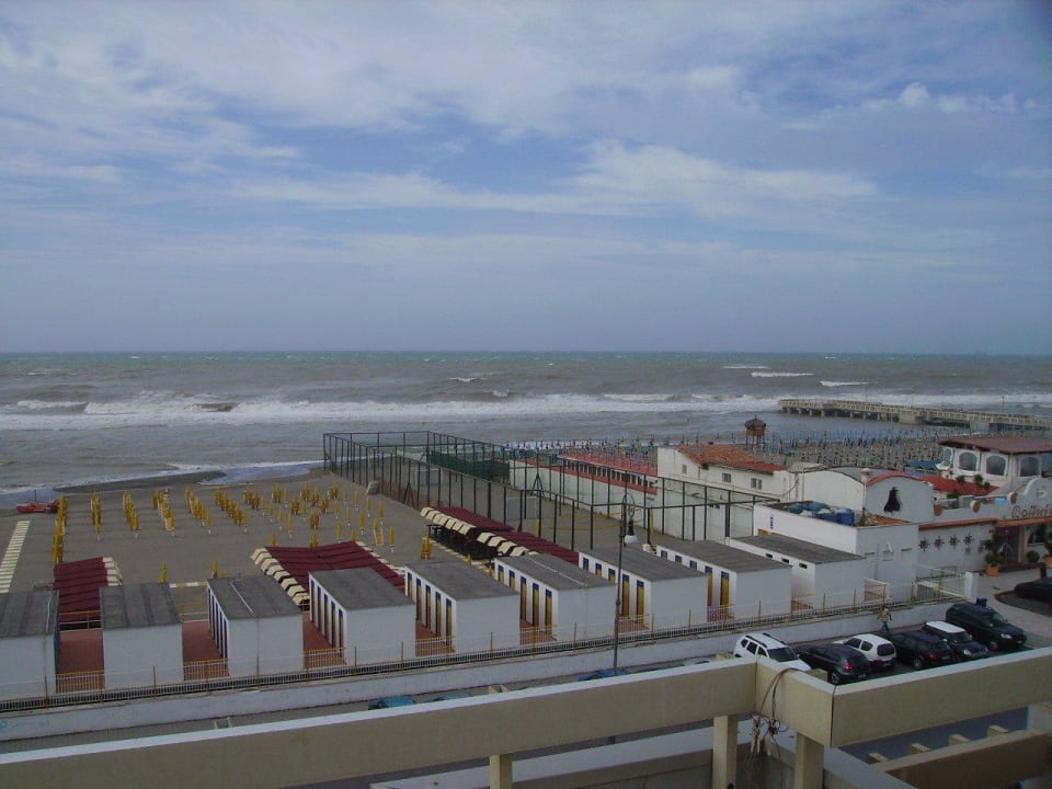 Ausblick vom Balkon Hotel Ping Pong