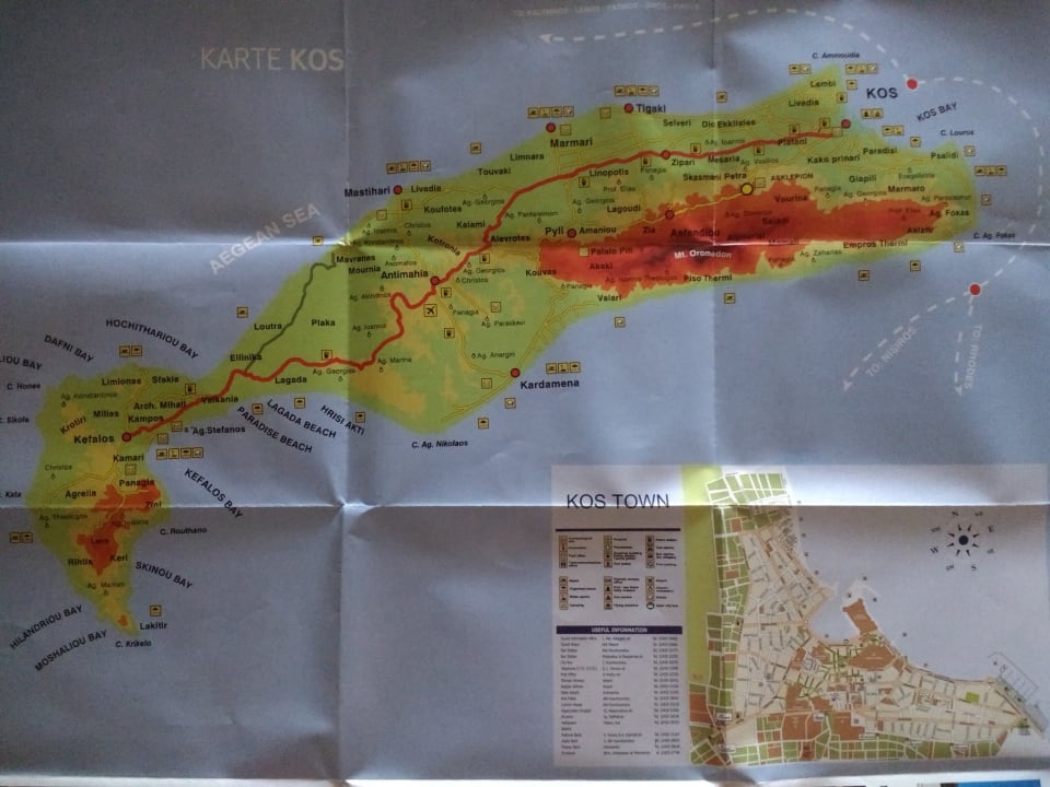  Map Von Kos Blue Lagoon Village Kefalos HolidayCheck Kos 
