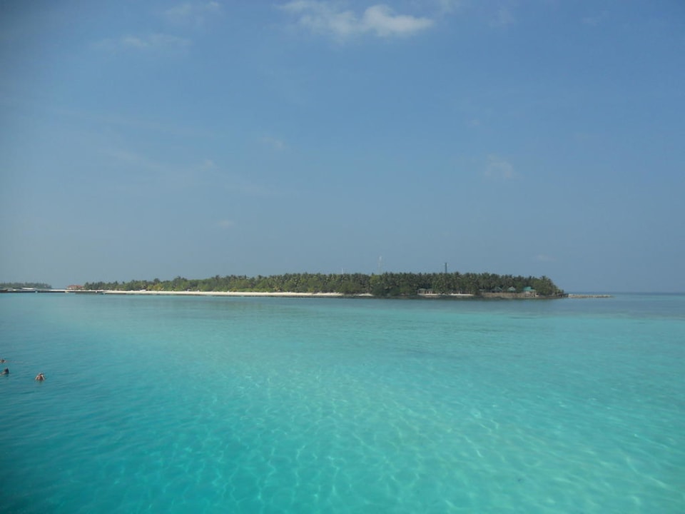 SIV vom Boot aus gesehen Summer Island Maldives