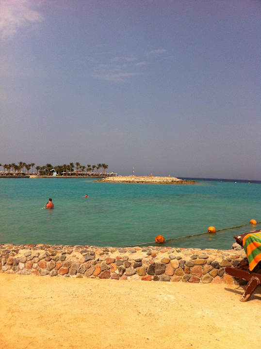 Uitzicht vanaf het strand Arabella Azur Resort
