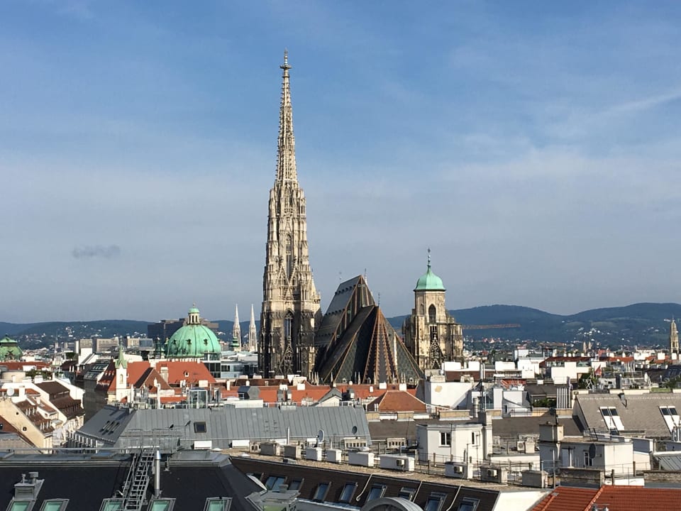 Blick vom Balkon Hotel Am Parkring