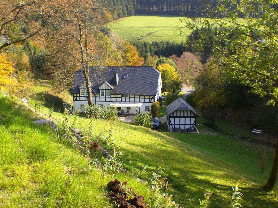 Blick von der Grillhütte Gasthof Braun Schmallenberg Ohlenbach