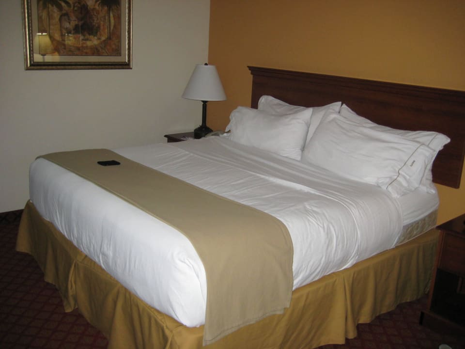 Doppelzimmer King Size Bett Hotel Holiday Inn Express Silver Springs - Ocala
