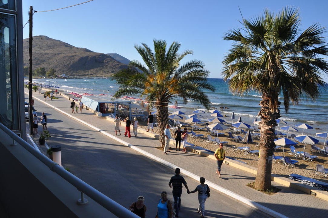 das Meer direkt vorm Hotel Hotel Corissia Princess