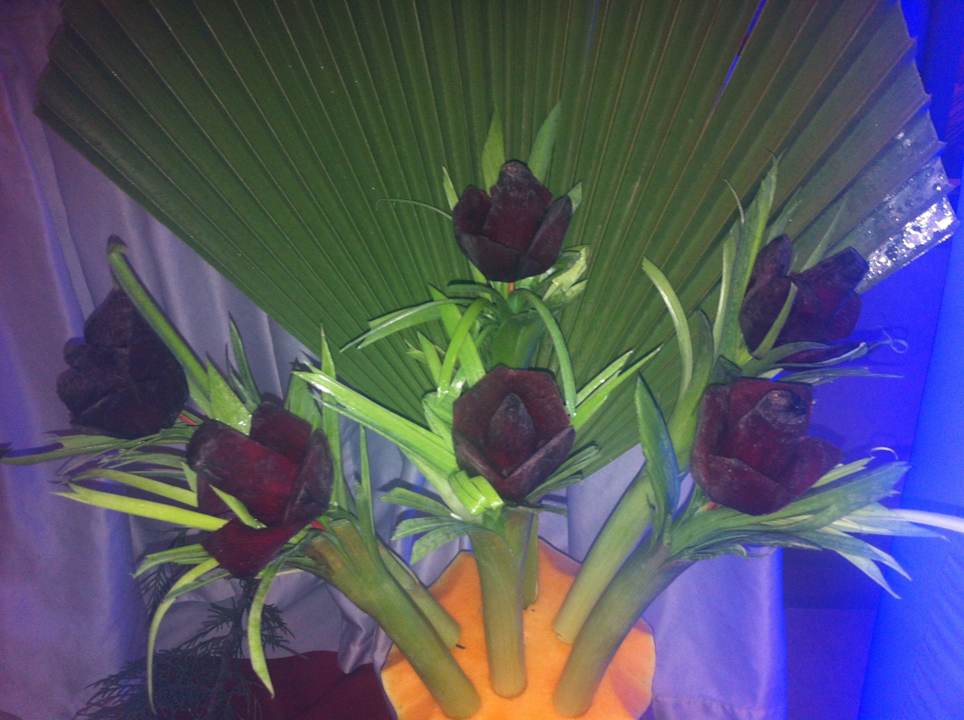 Dekoration aus Gemüse Aydinbey Kings Palace & Spa