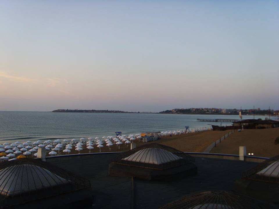 Blick nach Süden Burgas Beach Hotel