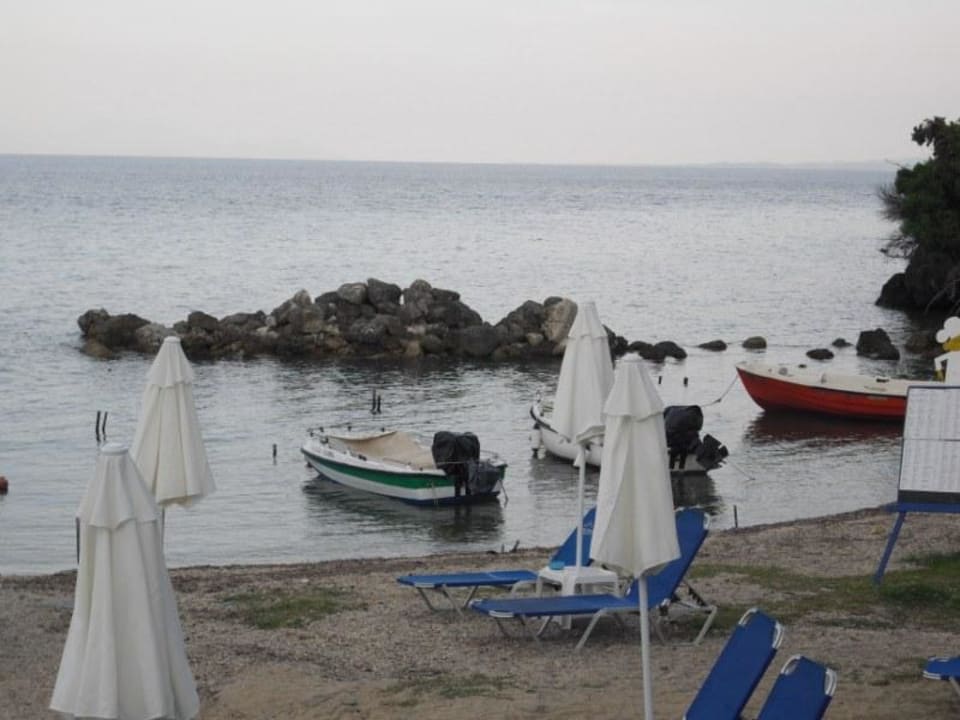 ...beim Spaziergang am Abend. Aeolos Beach Resort
