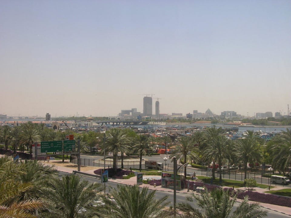 Blick aus Zimmer 110 Golden Sands Hotel Creek