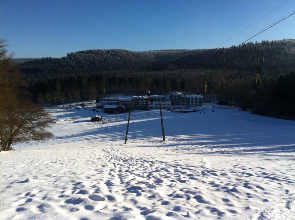 Skipiste für Anfänger u. Rodler Hotel Rimberg