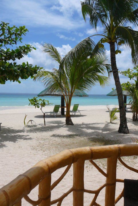 Ausblick von der Terrasse Marlins Beach Resort