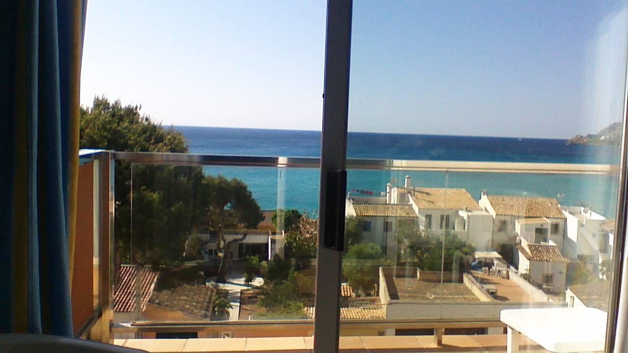 Blick vom Balkon Hotel Clumba