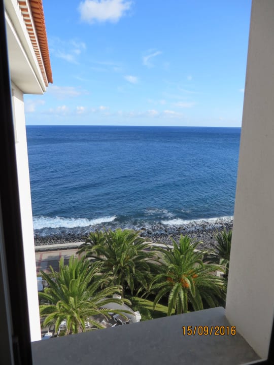 Ausblick von der Toilette Hotel Riu Madeira