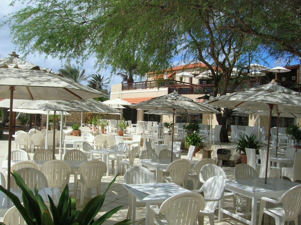 Terrasse Hauptrestaurant Hotel Morabeza