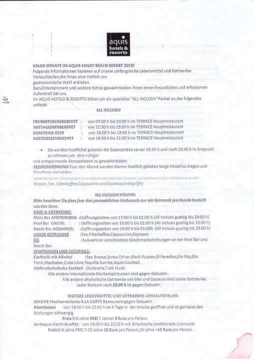 Hotelinfos Sandy Beach Resort