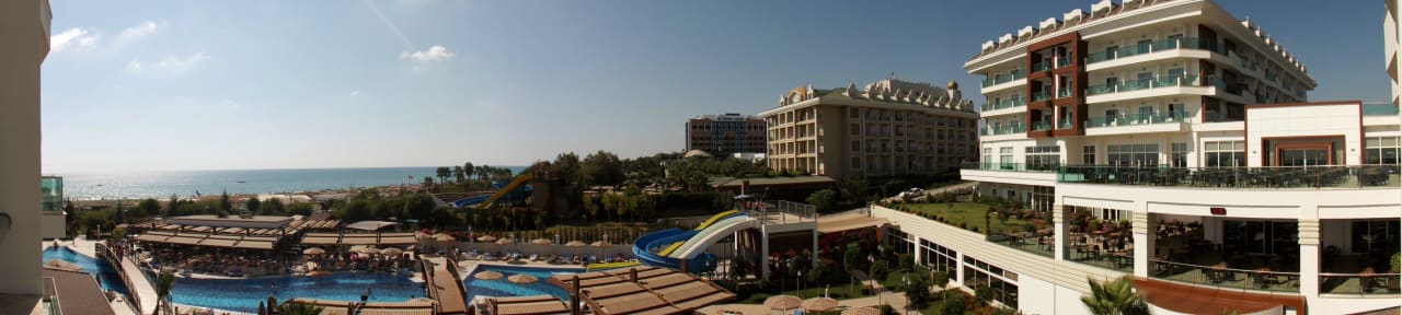 Panorama-Aufnahme von Terrasse Adalya Ocean Deluxe