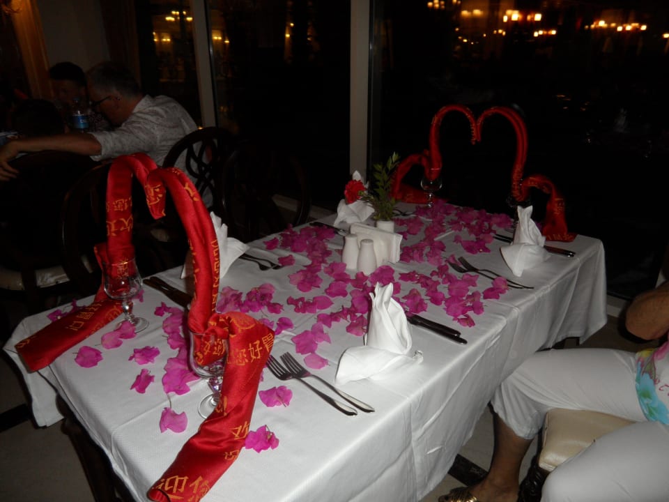 Abschiedstisch... Diamond Excellence Resort & Spa