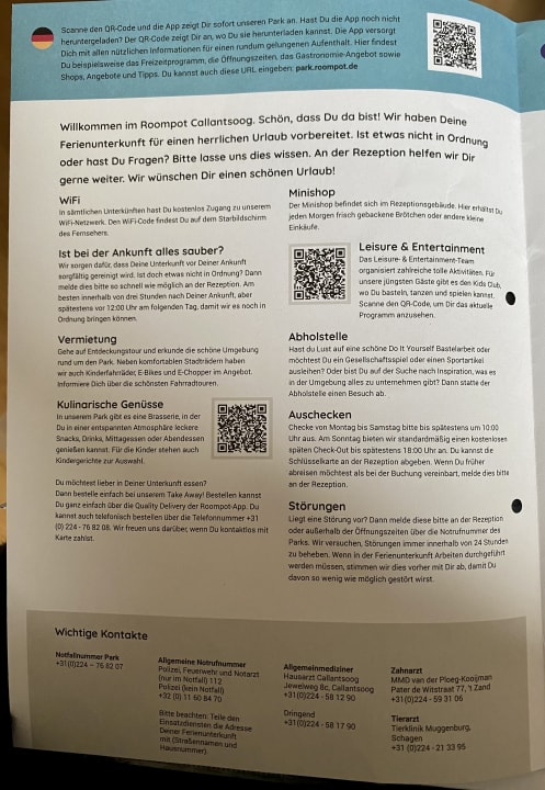 Sonstiges Roompot Vakantiepark Callassande