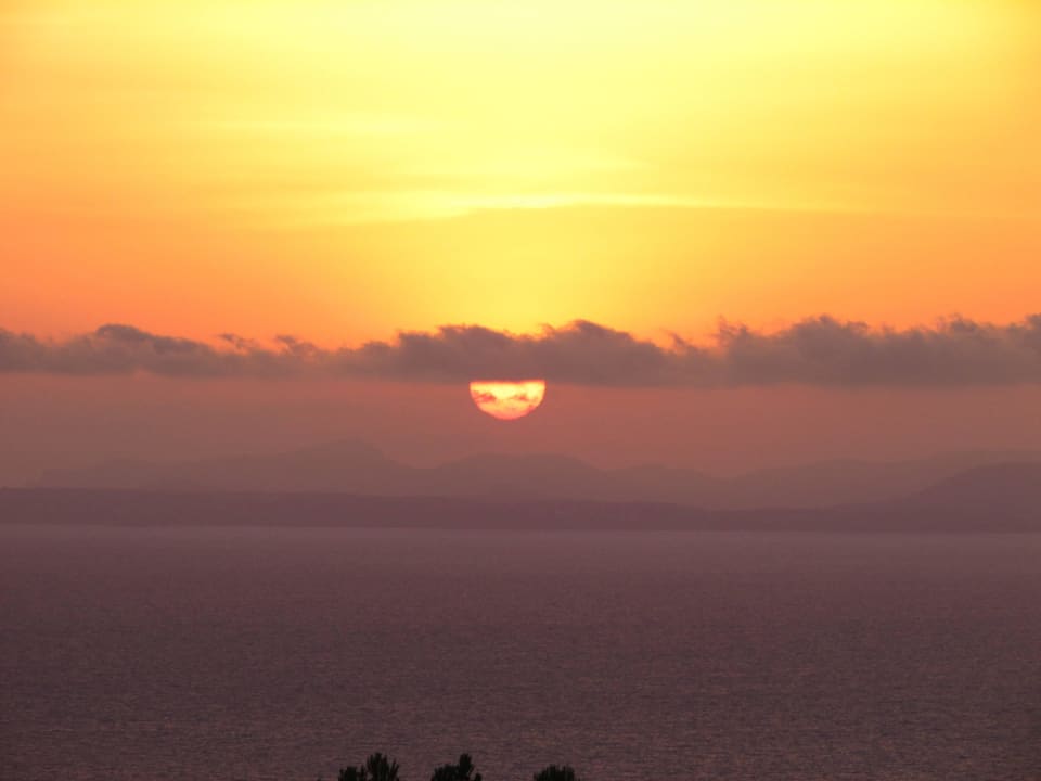 Am Abend auf dem Balkon Sun Club Eldorado