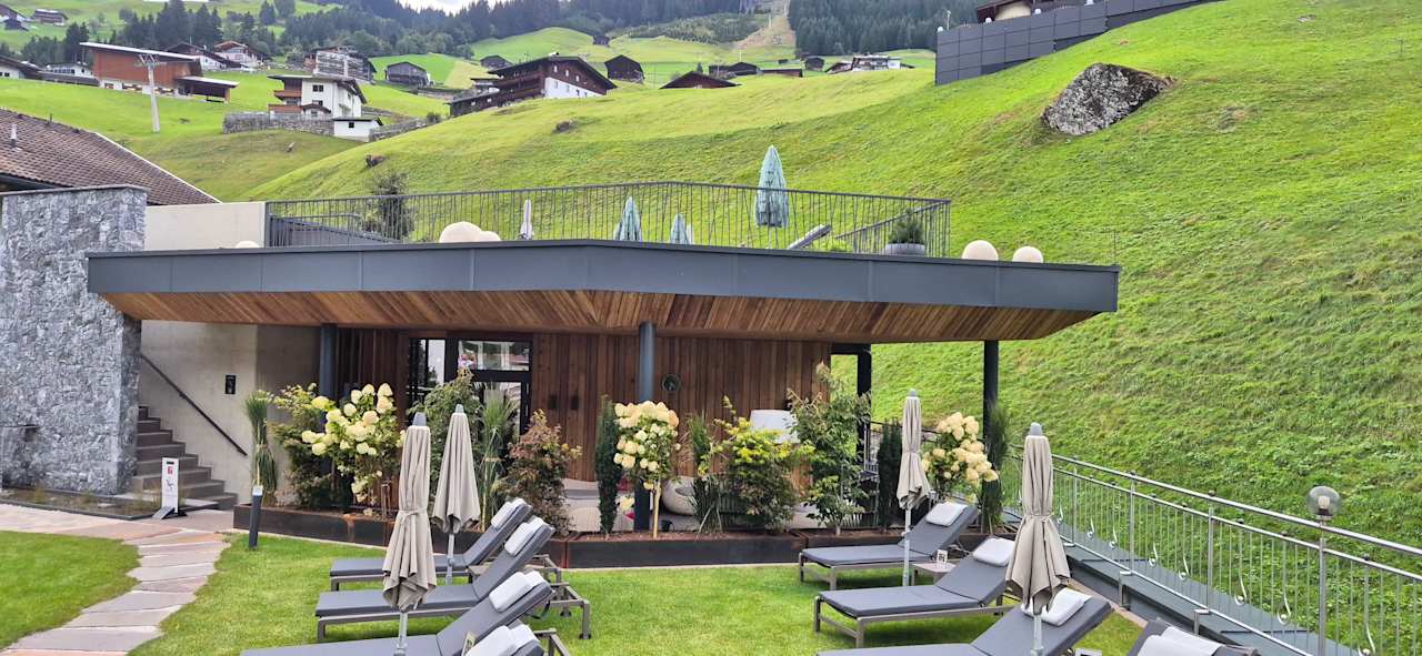 Gartenanlage Hotel Alpin Spa Tuxerhof