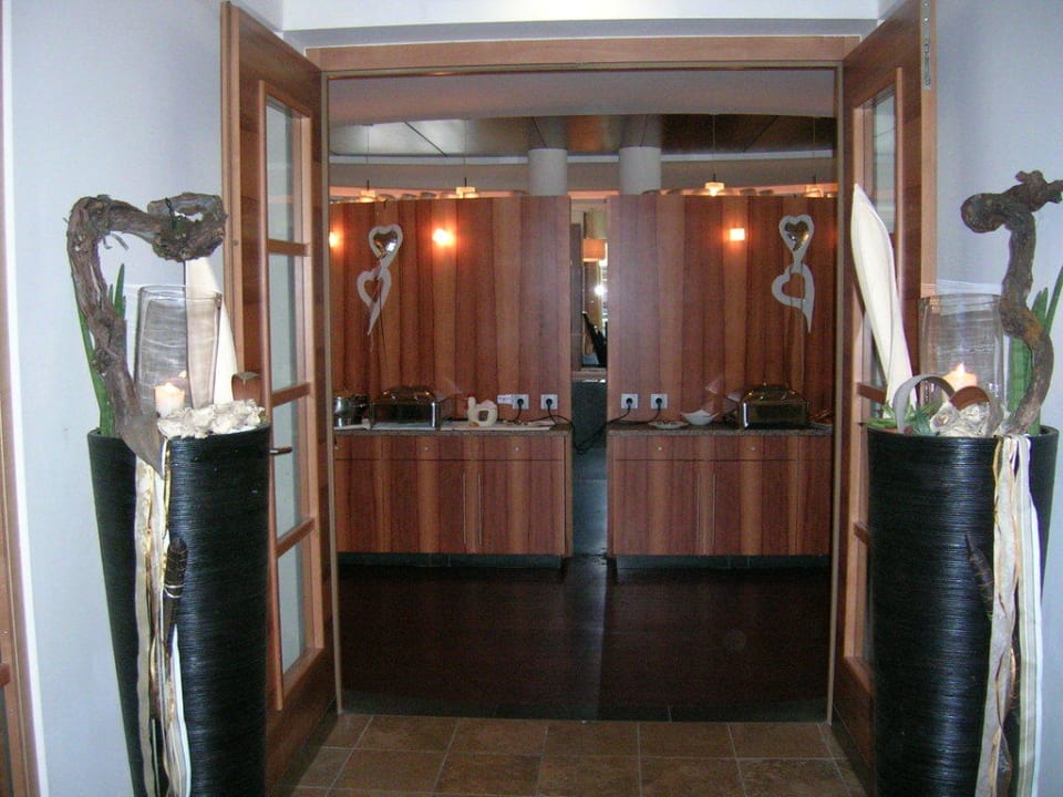 Eingang zum Restaurant Hotel Andy