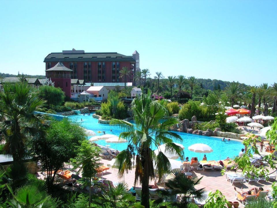 Blick über den Activity Pool AQI Pegasos Resort