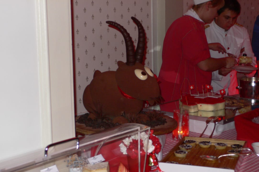 Desert du 1er aout Grand Hotel Kronenhof Pontresina