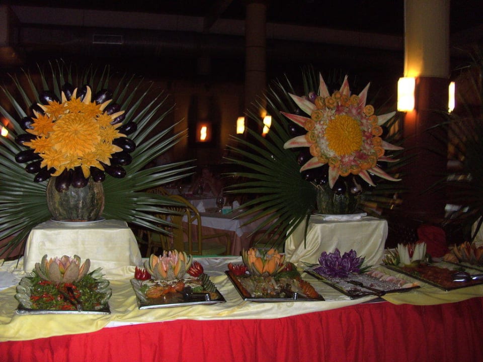 Deko am Buffet Grand Palladium Select Bávaro Resort & Spa