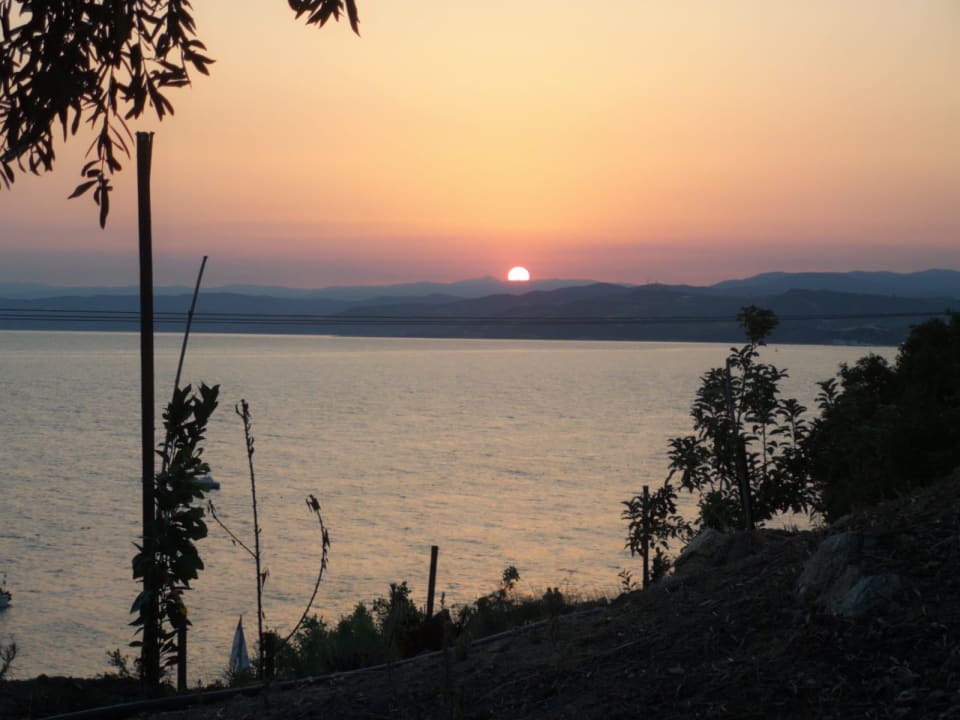Ausblick Akrathos Beach Hotel