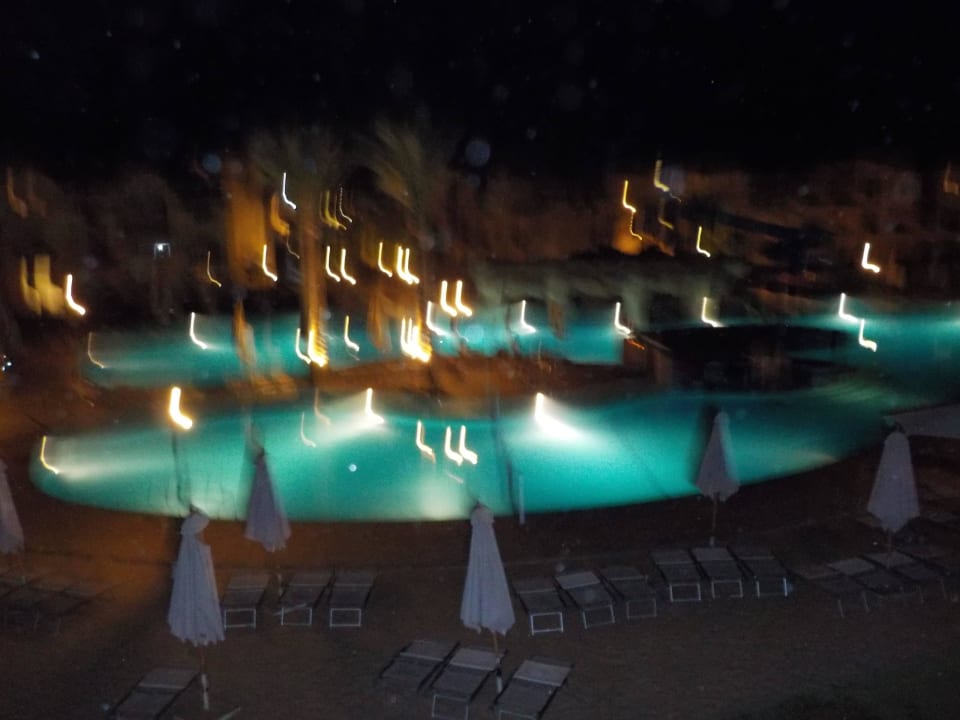 Pool bei Nacht Stella Garden Resort & Spa, Makadi Bay
