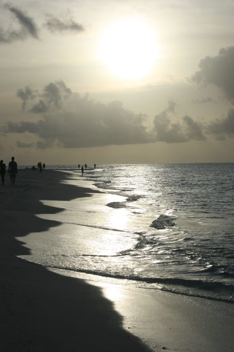 Lagunenseite bei Sonnenuntergang Kuramathi Maldives