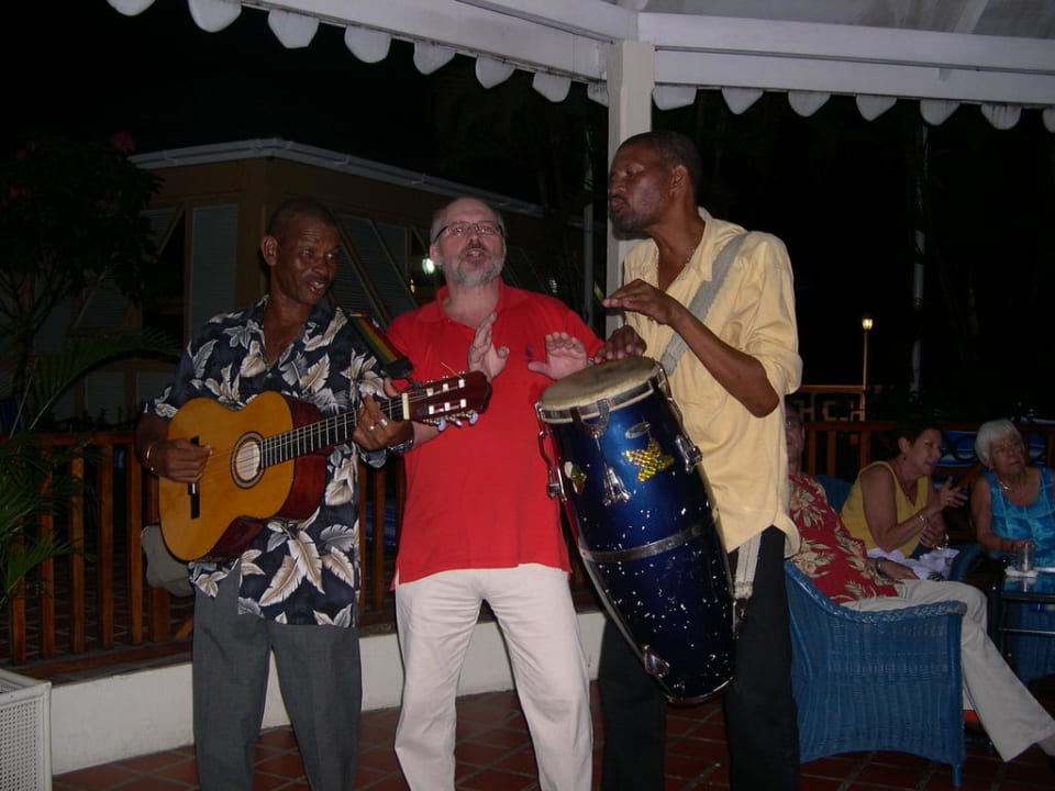 Harnony Trio mit Gero bei Managers Party St Lucian by Rex Resorts  (Im Umbau/Renovierung)