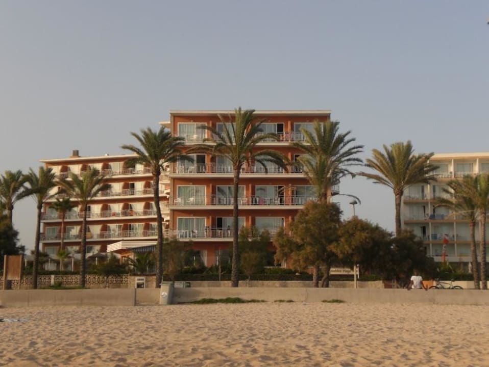 Hotel vom Strand aus HSM Golden Playa