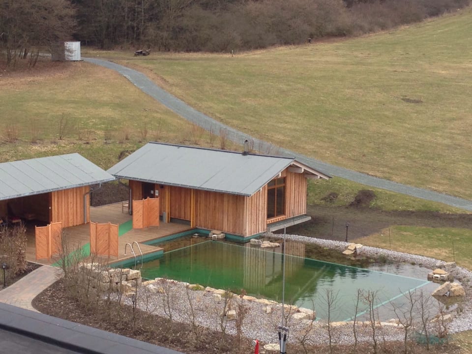 Blick vom Balkon  Hotel Rimberg