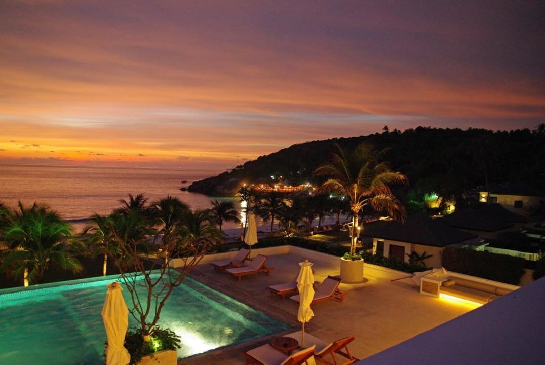 Abendstimmung Hotel The Racha