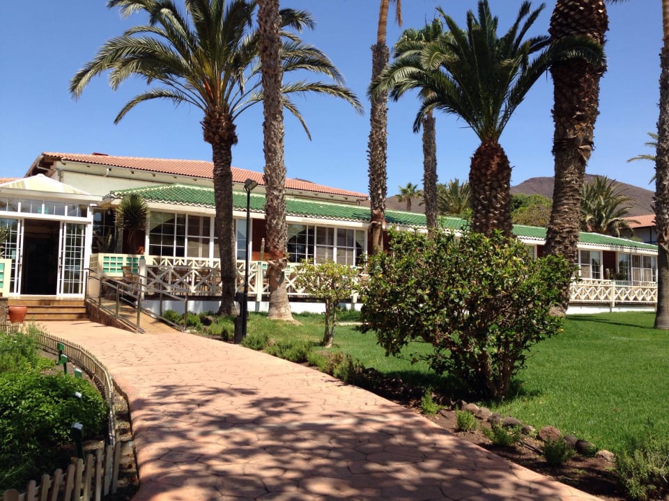 Terrasse des Hauptrestaurants Aldiana Club Fuerteventura