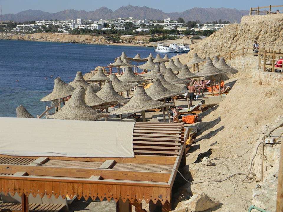 Am Strand (Blick nach Norden) Sharm Plaza