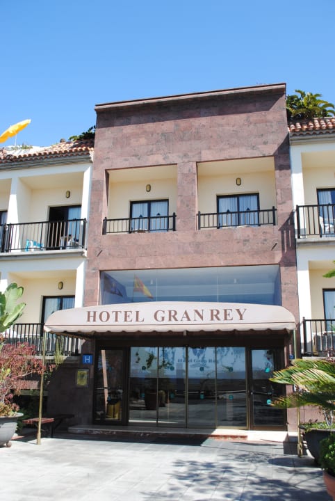 Außenansicht Hoteleingang Hotel Gran Rey