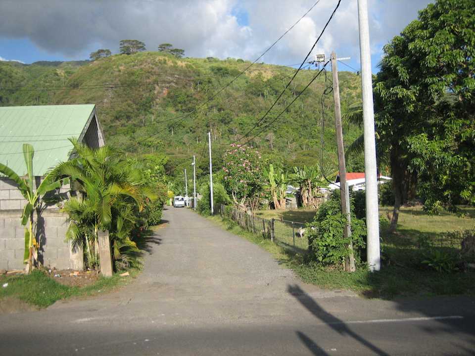 Zufahrtstr. zum Hotel Le Relais Fenua