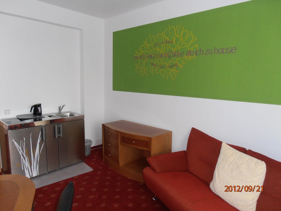 2. Zimmer mit Küchenzeile Hotel Villa Loschwitz