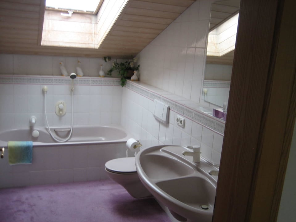 Bad im Appartement Haus Osterried