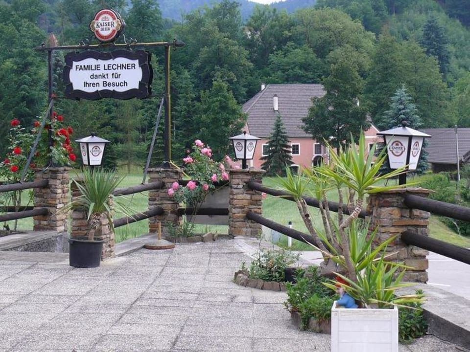 Terrasse Gasthof Pension zur Kartause