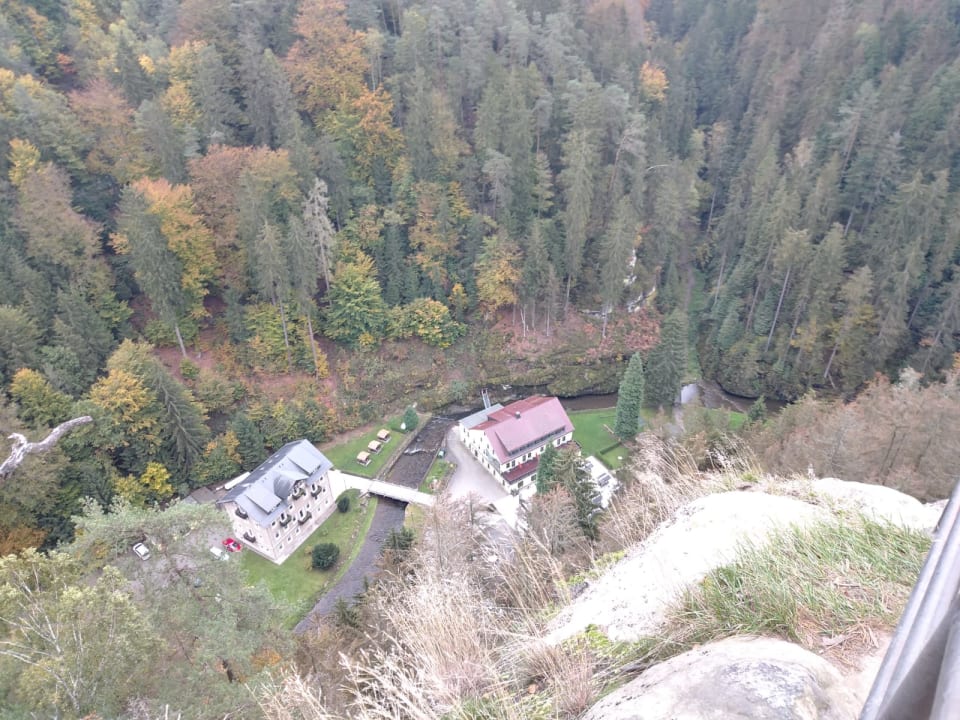 Außenansicht Pension und Gasthaus Polenztal