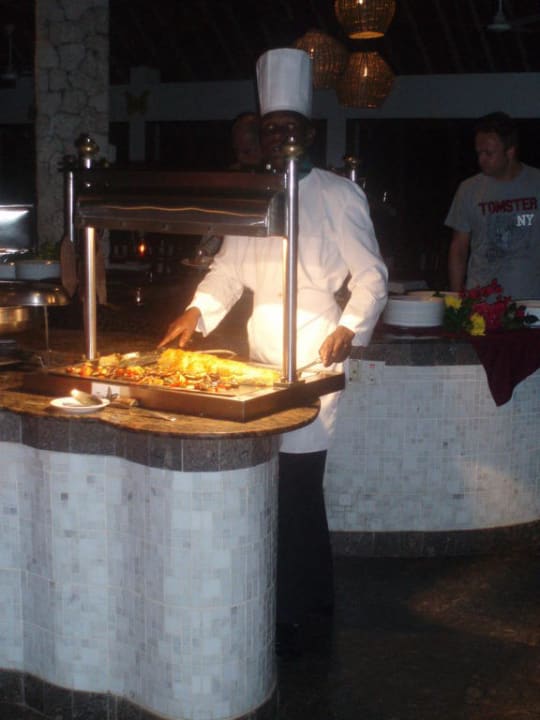 Frisch auf den Teller Hotel Papillon Lagoon Reef