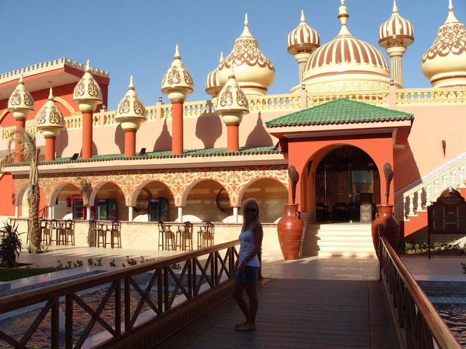 Rejon restauracji Pickalbatros Alf Leila Wa Leila Resort - Neverland Hurghada